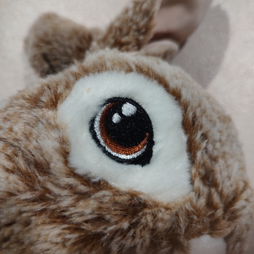 Dan Dee approx 22” Tall Peter Rabbit Plush Wearing Blue Shirt W/3 yellow Buttons